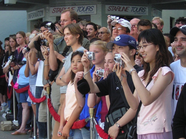 Crowd at L.A. Twister Premiere